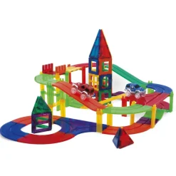 Zig Zag - Pista magnética con dos vehículos